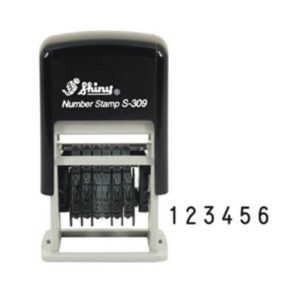 Number Stamp Self Inking