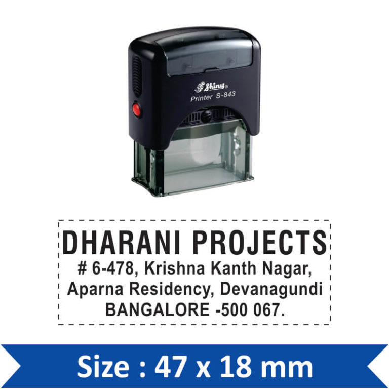 Shiny Proprietor Stamp Rubber Stamps Online